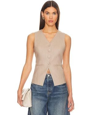 Heartloom Chaleco Silvie En Color Bronce Talla (También En S) - Azul