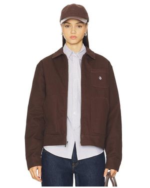 Quiet Golf Jacke Maintence - Braun