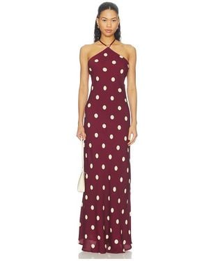 Beach Riot Maxikleid Mit Nackenträgern Xandra - Rot