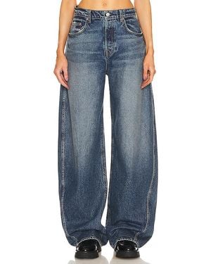 GRLFRND Paola Barrel Leg Jean - Blue
