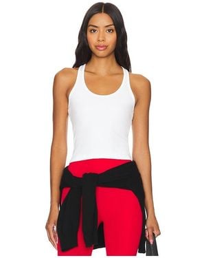 Splits59 Ashby Rib Crop Top - Red