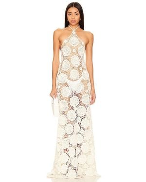 Tularosa Kleid Thalassa Floral Crochet - Natur