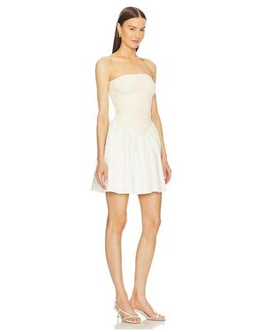LPA Giulia Mini Dress in Black | Lyst