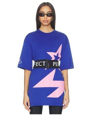 Perfect Moment Oversized Logo Tshirt - Blue
