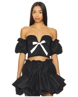 Kika Vargas Benazir Top - Black