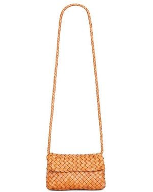 Loeffler Randall Bolso Cruzado Tejido Vinnie En Color Cognac Talla - Blanco