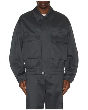 Helmut Lang Shirt Bomber - Grey