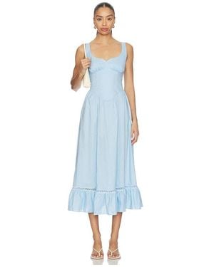 Peixoto Liam Midi Dress - Blue