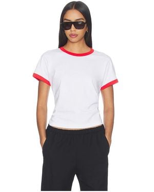 Leset Margo Ringer Tee - White