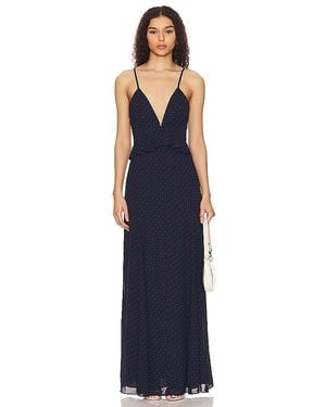 House of Harlow 1960 Maxikleid Bardot - Blau
