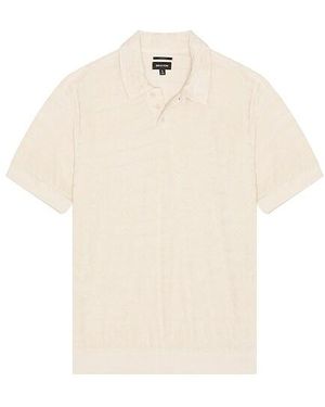 Brixton Weekend Terry Cloth Polo - White