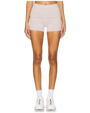 WellBeing + BeingWell Loungewell Monte Foldover Short - White