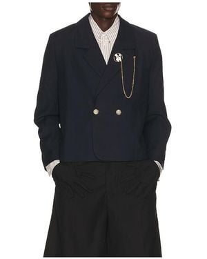 Advisry Blazer Double Breasted - Schwarz