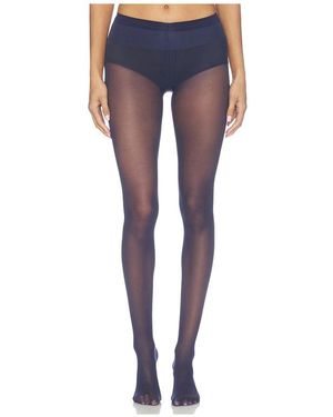Wolford COLLANTS INDIVIDUAL 20 en Navy - Bleu