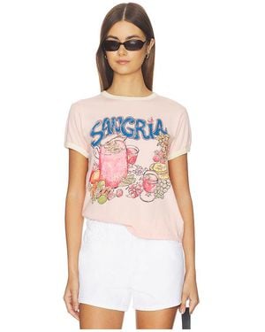 Mother The Lil Goodie Ringer Tee - White