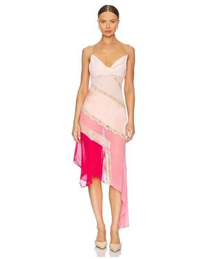 GUIZIO Leah Dress - Red