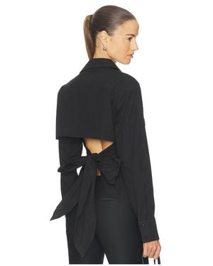 ALL THE WAYS Clarise Open Back Top - Black