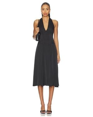 SNDY'S Kleid Evelyn Midi - Schwarz