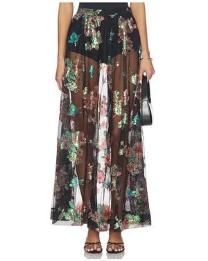 Free People Falda Maxi Fioritura En Color Negro Talla (También En 10, 12, 2, 4, 6, 8)