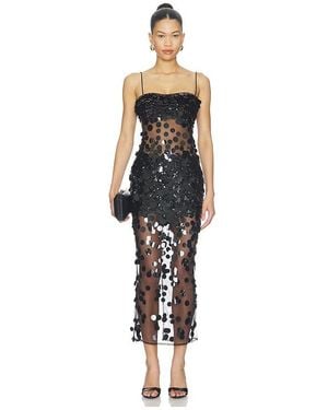 retroféte Kleid Mischa - Schwarz