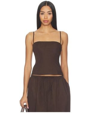 Lovers + Friends Ofelia Top - Brown