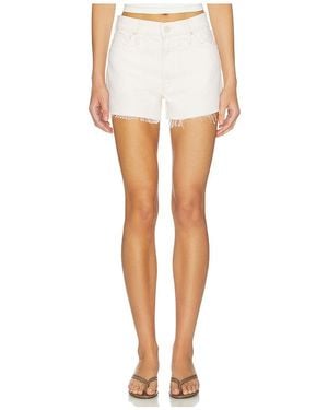 Mother The Dodger Short Fray En Color Ivory Talla (También En 24, 25, 26, 27, 28, 29, 30, 31, 32, 33, 34) - Blanco