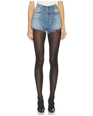 GRLFRND Nadia V Front Short En Color Azul Talla (También En 25, 27, 29, 30)