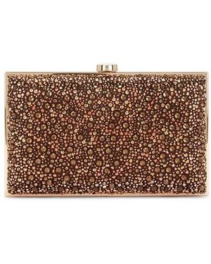 OLGA BERG Asha Hotfix Clutch - Brown