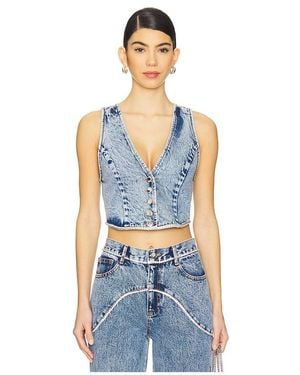 retroféte Jeansweste Jordi - Blau