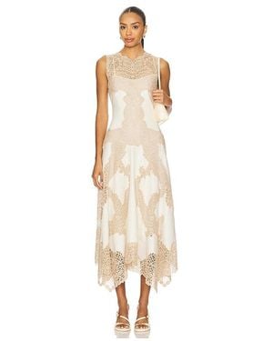 Ulla Johnson Arlette Sleeveless Handkerchief Dress - White