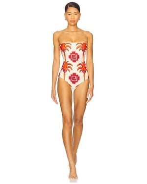 Johanna Ortiz Alta Mar One Piece Swimsuit - Orange