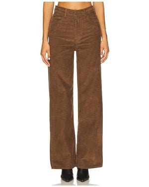 Levi's Ribcage Wide Leg Braided Jeans - Brown