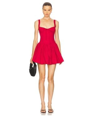 For Love & Lemons Bustierkleid Helena - Rot