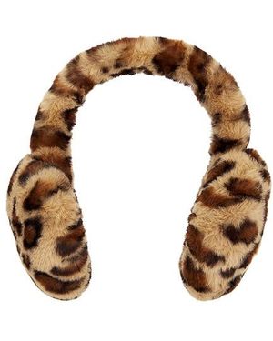 Hat Attack Faux Fur Earmuff - Black