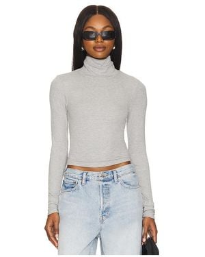 Lamade Felix Crop Turtle Neck - Grey