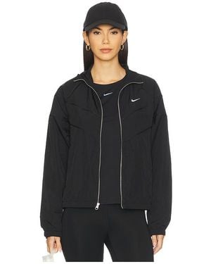 Nike Windrunner Loose Uv Woven Full Zip Jacket - Black