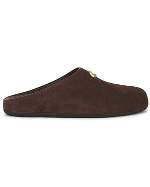 COACH Sculpted C Soft Mule - Brown