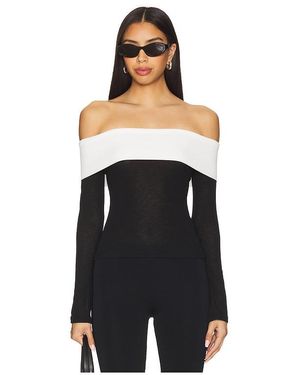 ALL THE WAYS Monica Off Shoulder Top - Black