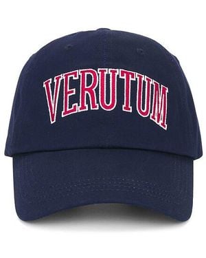 VERUTUM Lettering Cap - Blue