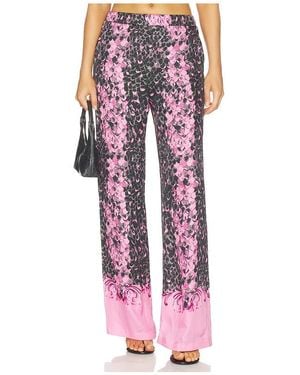 Versace Jeans Couture Reptile Scale Pant - Red