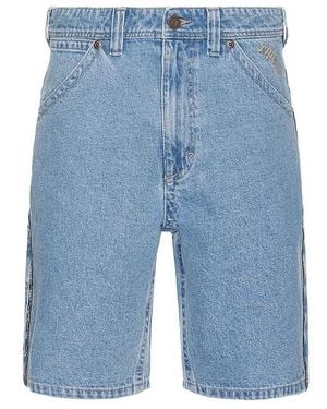 A.Brand X Rip Curl Larry Tape Baggy Short - Blue