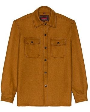 Schott Nyc Camisa Cpo En Color Marrón Talla (También En S)