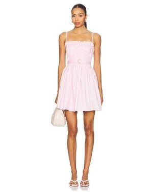 Karina Grimaldi Panama Solid Mini Dress - White