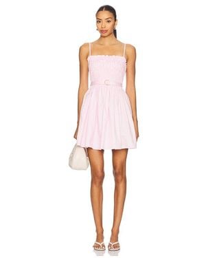 Karina Grimaldi Panama Solid Mini Dress - White