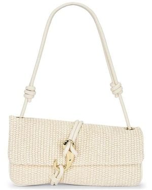 Dolce Vita Raffia Baguette Bag - Natural