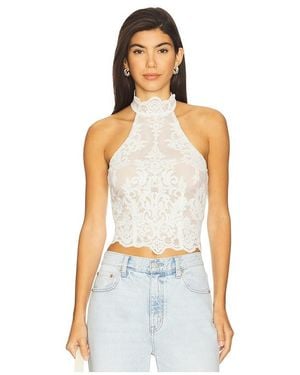 Stone Cold Fox X Revolve Amanda Halter Top - White
