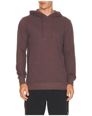 Travis Mathew Cloud Waffle Hoodie - Purple