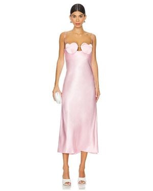 Anna October Midi-Kleid Amur - Pink