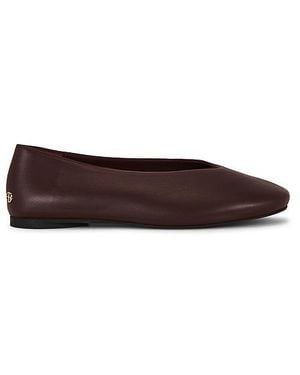 Anine Bing Zapato Plano Ana En Color Burgundy Talla (También En 39) - Blanco