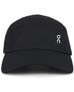 On Shoes Lightweight Cap - Black
